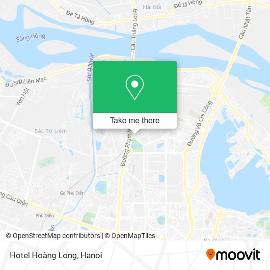 Hotel Hoàng Long map