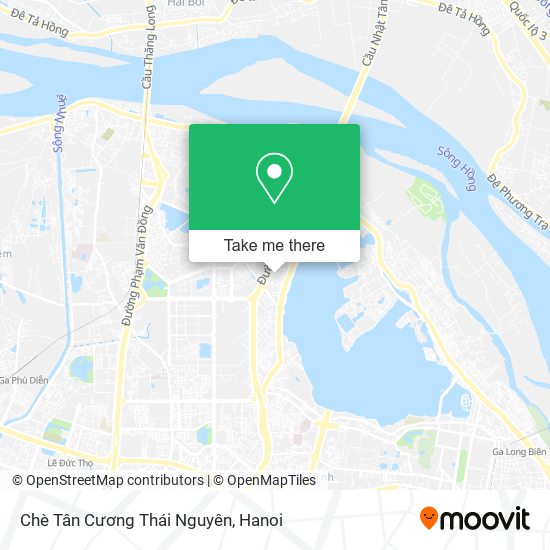 Chè Tân Cương Thái Nguyên map