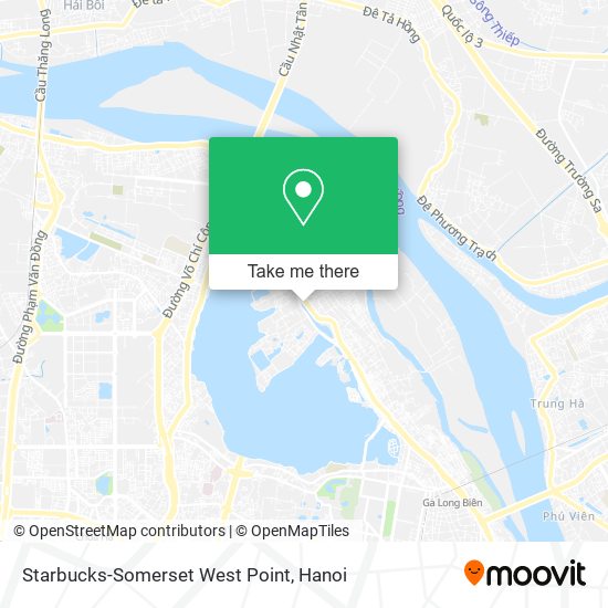 Starbucks-Somerset West Point map