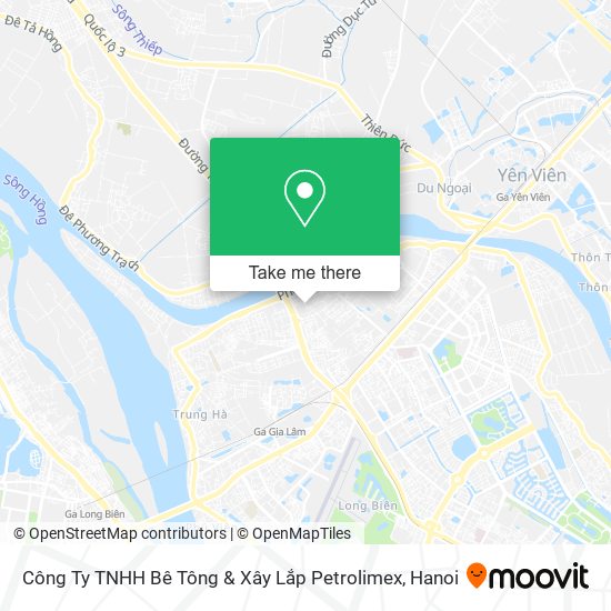 Công Ty TNHH Bê Tông & Xây Lắp Petrolimex map