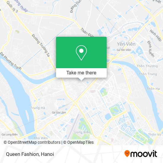 Queen Fashion map