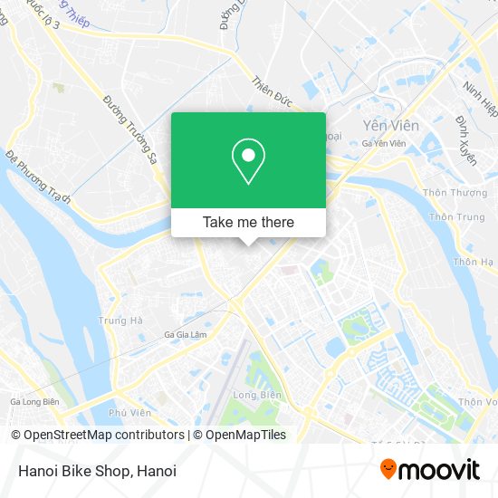 Hanoi Bike Shop map