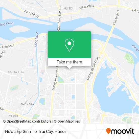 Nước Ép Sinh Tố Trái Cây map