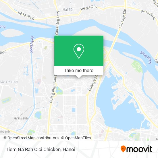 Tiem Ga Ran Cici Chicken map