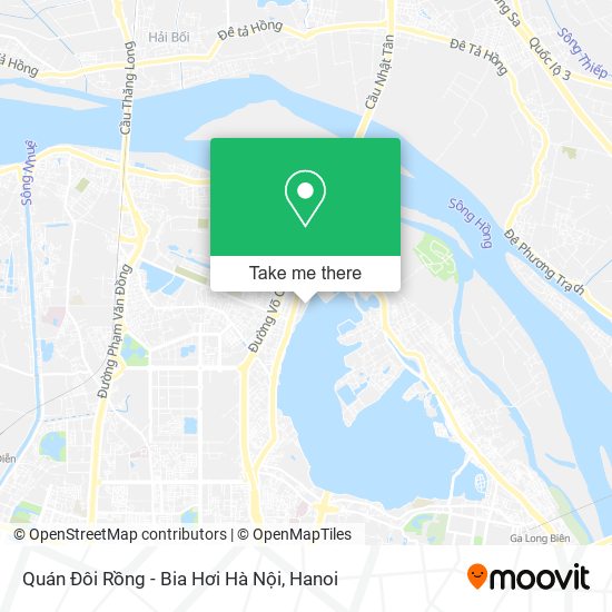 Quán Đôi Rồng - Bia Hơi Hà Nội map
