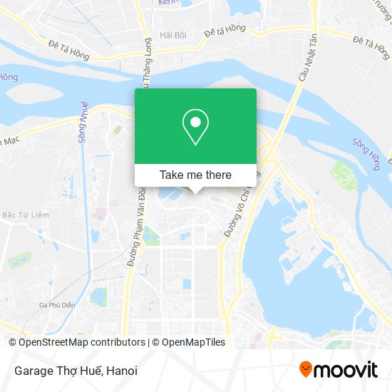 Garage Thợ Huế map