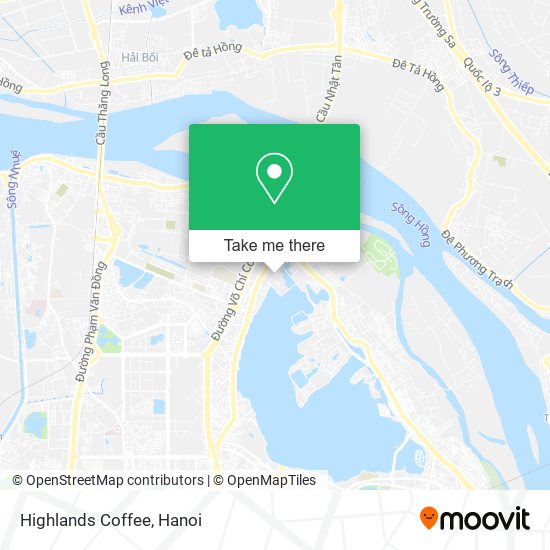 Highlands Coffee map