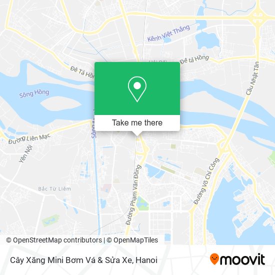 Cây Xăng Mini Bơm Vá & Sửa Xe map