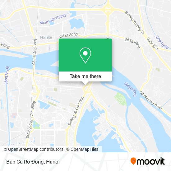 Bún Cá Rô Đồng map