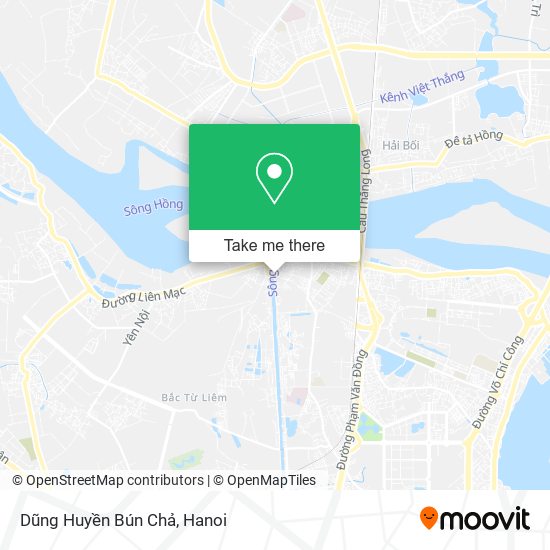 Dũng Huyền Bún Chả map