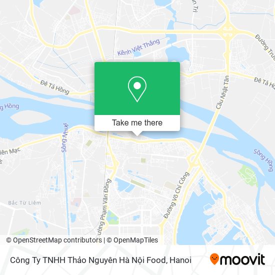 Công Ty TNHH Thảo Nguyên Hà Nội Food map