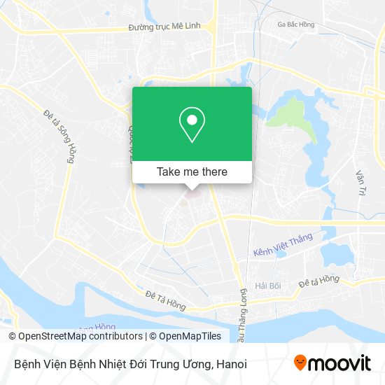 Bệnh Viện Bệnh Nhiệt Đới Trung Ương map