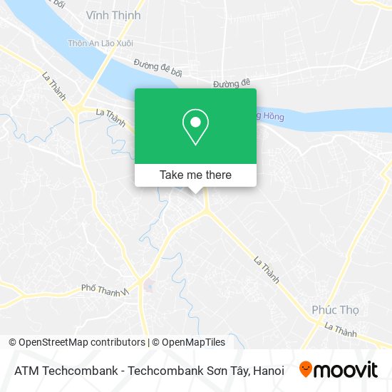 ATM Techcombank - Techcombank Sơn Tây map