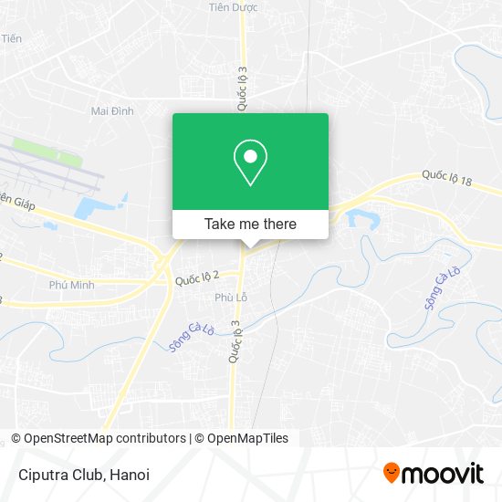 Ciputra Club map