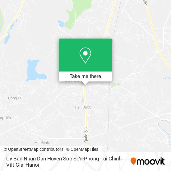 Ủy Ban Nhân Dân Huyện Sóc Sơn-Phòng Tài Chính Vật Giá map