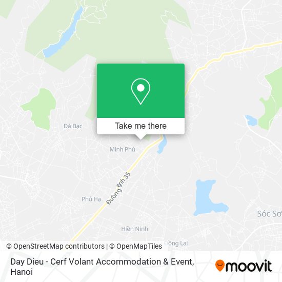 Day Dieu - Cerf Volant Accommodation & Event map