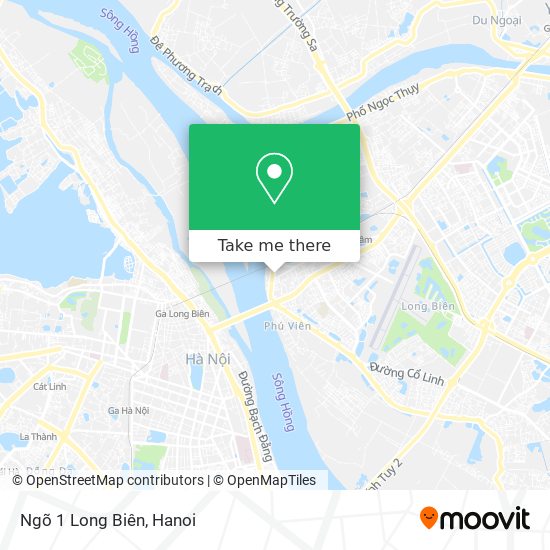 Ngõ 1 Long Biên map