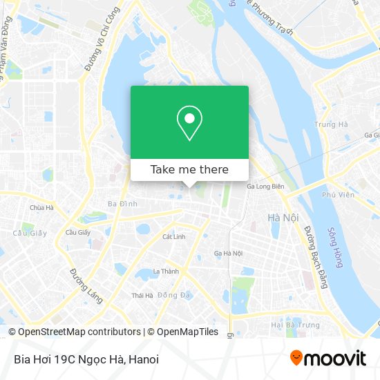 Bia Hơi 19C Ngọc Hà map