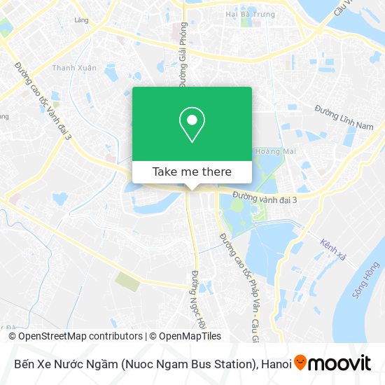 Bến Xe Nước Ngầm (Nuoc Ngam Bus Station) map