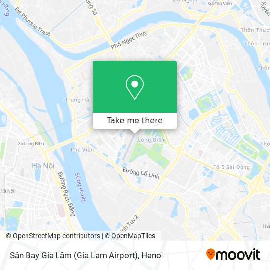 Sân Bay Gia Lâm (Gia Lam Airport) map