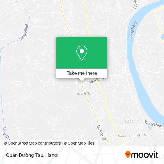 Quán Đường Tàu map