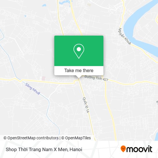 Shop Thời Trang Nam X Men map