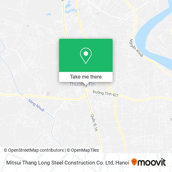 Mitsui Thang Long Steel Construction Co. Ltd map