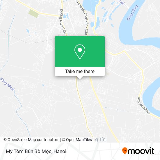 Mỳ Tôm Bún Bò Mọc map