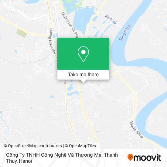 Công Ty TNHH Công Nghê Và Thương Mai Thanh Thuy map