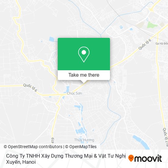 Công Ty TNHH Xây Dựng Thương Mại & Vật Tư Nghị Xuyến map