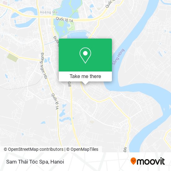 Sam Thái Tóc Spa map