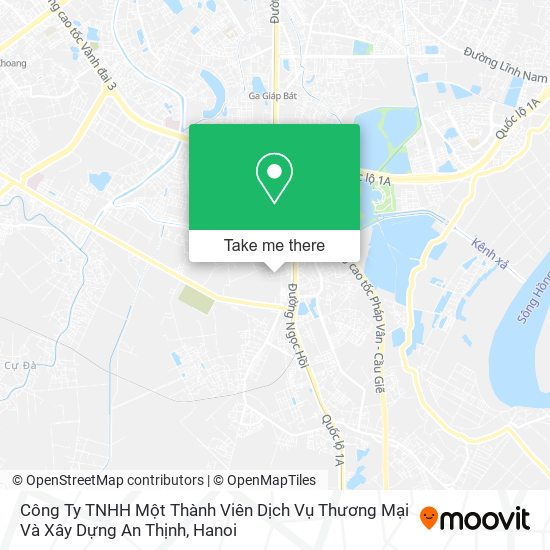 Công Ty TNHH Một Thành Viên Dịch Vụ Thương Mại Và Xây Dựng An Thịnh map