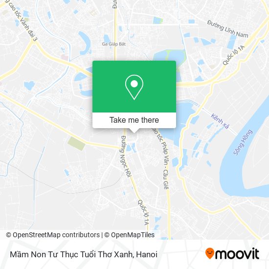 Mầm Non Tư Thục Tuổi Thơ Xanh map