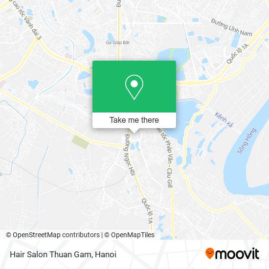 Hair Salon Thuan Gam map