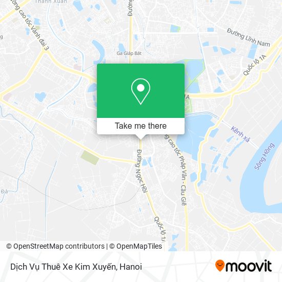 Dịch Vụ Thuê Xe Kim Xuyến map