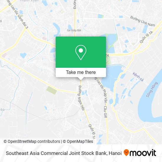 Southeast Asia Commercial Joint Stock Bank map