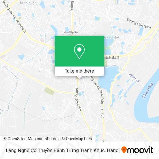 Làng Nghề Cổ Truyền Bánh Trưng Tranh Khúc map