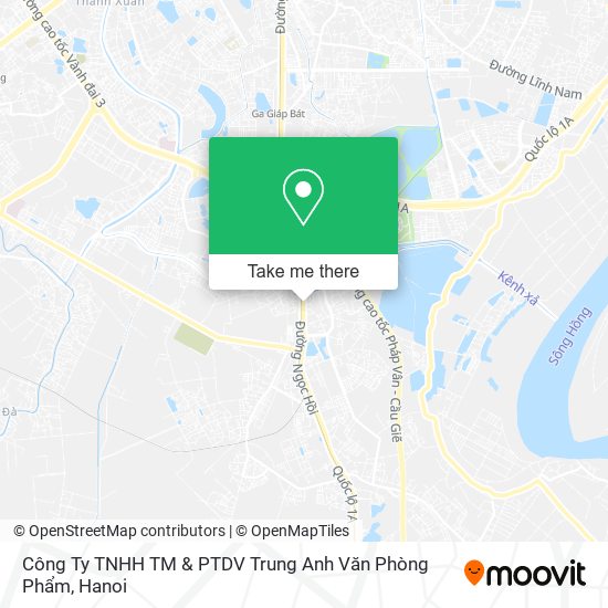 Công Ty TNHH TM & PTDV Trung Anh Văn Phòng Phẩm map