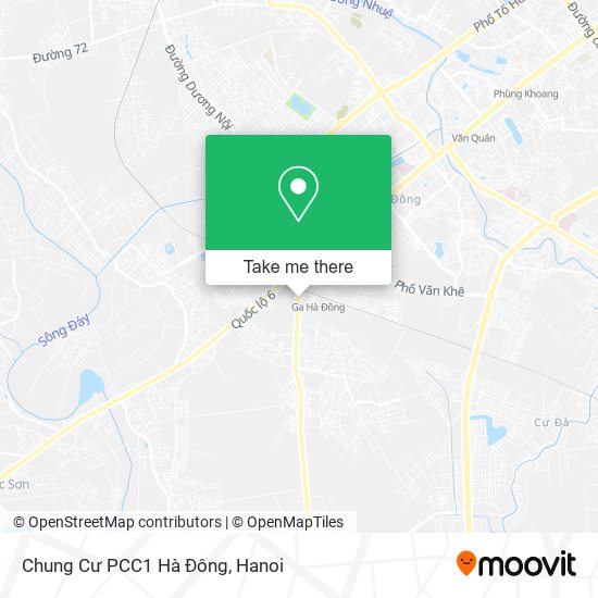 Chung Cư PCC1 Hà Đông map