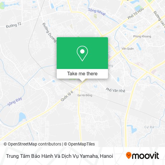 Trung Tâm Bảo Hành Và Dịch Vụ Yamaha map