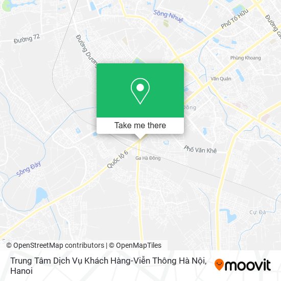 Trung Tâm Dịch Vụ Khách Hàng-Viễn Thông Hà Nội map