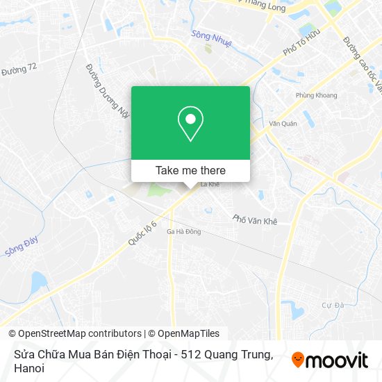 Sửa Chữa Mua Bán Điện Thoại - 512 Quang Trung map