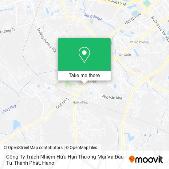 Công Ty Trách Nhiệm Hữu Hạn Thương Mại Và Đầu Tư Thành Phát map