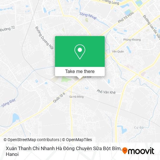 Xuân Thanh Chi Nhanh Hà Đông Chuyên Sữa Bột Bỉm map