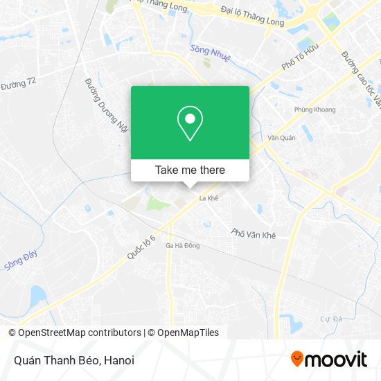 Quán Thanh Béo map