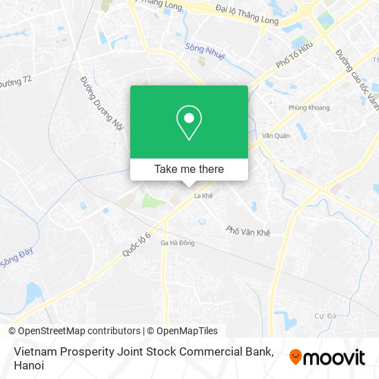 Vietnam Prosperity Joint Stock Commercial Bank map