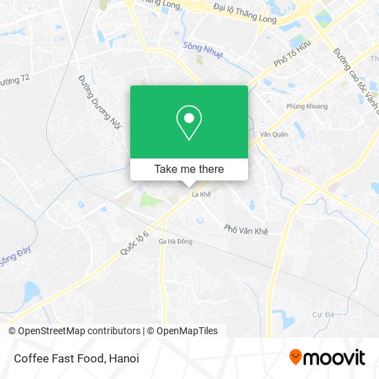 Coffee Fast Food map