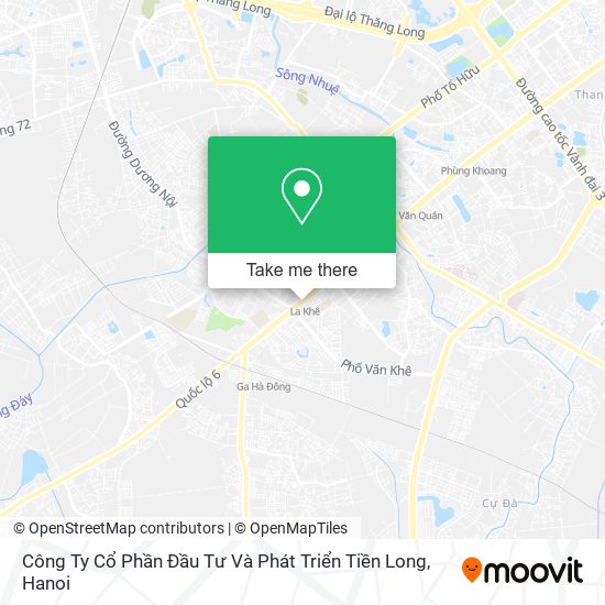 Công Ty Cổ Phần Đầu Tư Và Phát Triển Tiền Long map