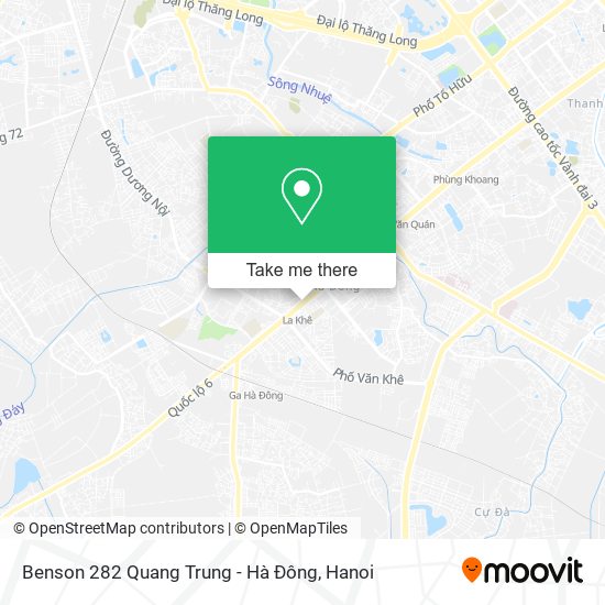Benson 282 Quang Trung - Hà Đông map