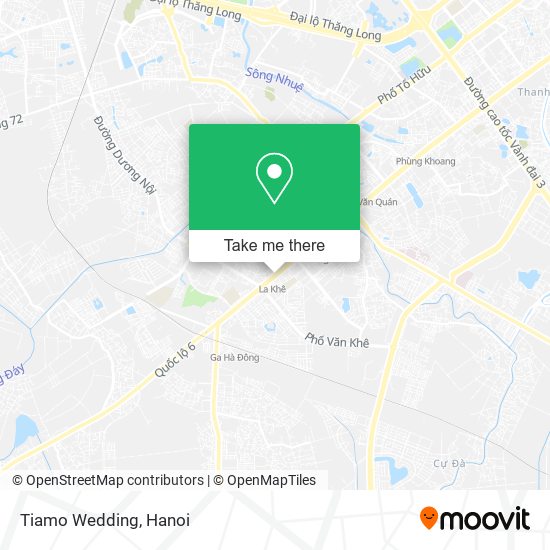 Tiamo Wedding map